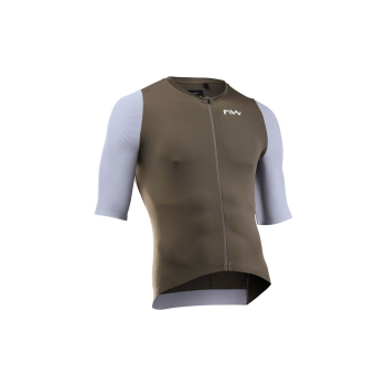 Koszulka rowerowa NORTHWAVE Extreme Evo Jersey S/s brÄ…zowa - L