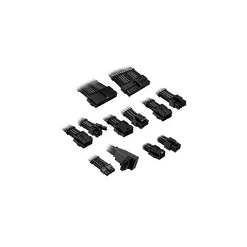 Przedłużacz w oplocie Kolink Core Pro 12V-2x6 Typ 1 - Jet Black/Gunmetal Grey