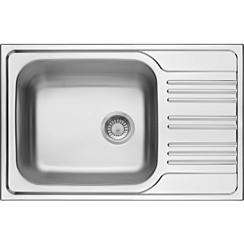 Zlewozmywak stalowy 1-komorowy z ociekaczem ZEX 311B 5908212034248