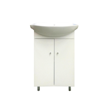 MYKONOS 50 SET WHITE WASHBASIN/CABINET