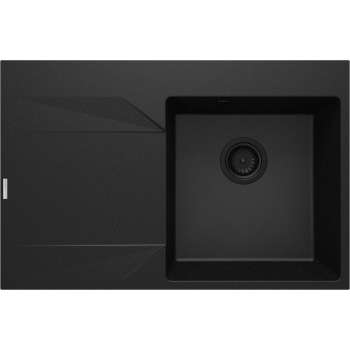 Zlewozmywak granitowy 1-komorowy z ociekaczem - lewy