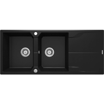 Zlewozmywak granitowy 2-komorowy z ociekaczem ZQN N213 5908212096024