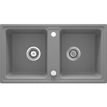 Zlewozmywak granitowy 2-komorowy ZQZ_S203 5908212043769