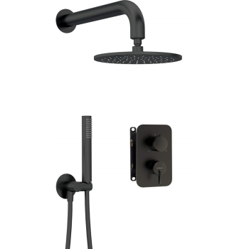 Zestaw prysznicowy podtynkowy z BOXem mieszaczowym - z głowicą prysznicową