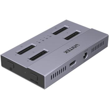 Unitek USB4 4-kieszeniowa stacja dokująca/ klonująca M.2 SSD