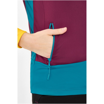 Bluza damska VIKING Tacoma Hoodie Lady rozpinana z kapturem żółta   XL