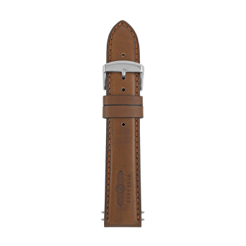 Pasek skórzany Zeppelin brązowy, 22 mm