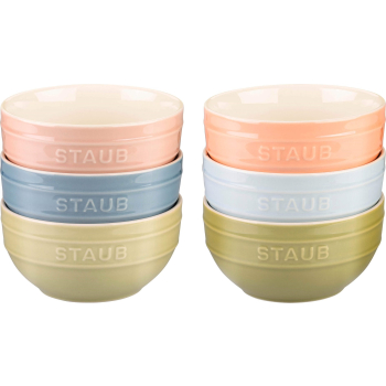 STAUB SERVING Zestaw 6 misek 12 cm, wielokolorowe