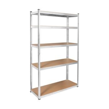 Regał metalowy magazynowy 205x120x45 srebrny Rebel RB-1252