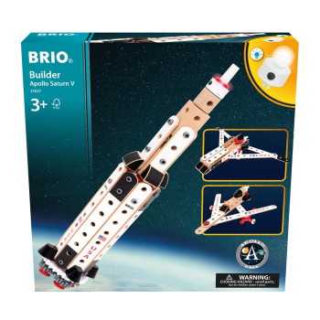 Zestaw konstrukcyjny Brio BUILDER NASA Apollo Saturn V / od 3 lat