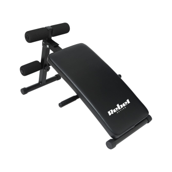 Ławka treningowa skośna do ćwiczenia mięśni brzucha REBEL ACTIVE  RBA-2005