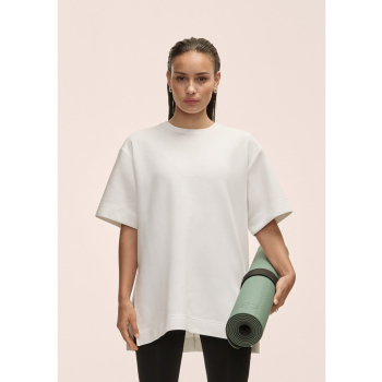 Koszulka damska Casall Aria Oversize Tee biały - M