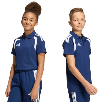 Koszulka dla dzieci adidas Tiro 26 League Polo granatowa KF3406 140cm