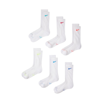 Skarpety Nike Everyday Elevated 6 par białe HQ8021 906 35-37,5