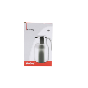 Helios Edelstahl-Isolierkanne Meeting 1,0 l