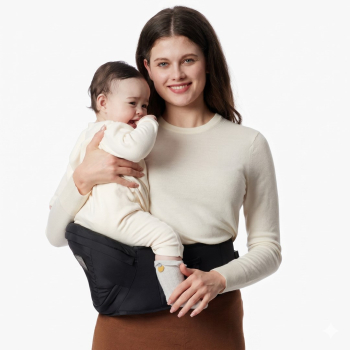 MOMCOZY HC002 | Nosidełko z siedziskiem biodrowym | Kolor czarny