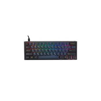 Klawiatura gamingowa Ducky One 3 Pro Mini Nazca Line, mechaniczna, 8,000 Hz, Hot Swap, RGB - Cherry MX2A Speed Silver, ANSI (US)