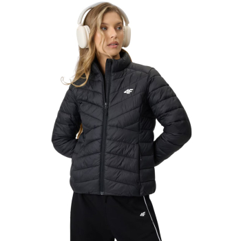 Kurtka damska 4F F0855 głęboka czerń 4FWSS26TDJAF0855 20S L