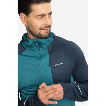 Bluza męska VIKING Birger Man rozpinana z kapturem niebiesko granatowa   XXL