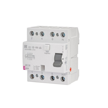 EFI-P4 40A/ 30MA/A WYŁĄCZNIK RÓŻNICOWY 40A 4P 4M 30MA A 10KA