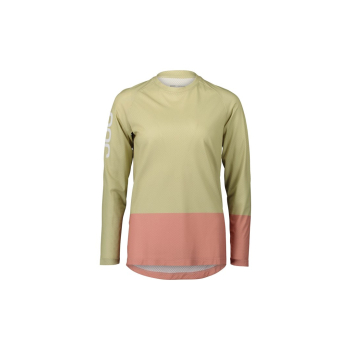 Bluza rowerowa damska POC MTB Pure LS Jersey - green/salt