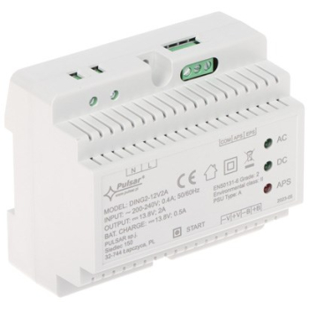 DING2-12V2A DING2 13,8V/2A zasilacz buforowy impulsowy na szynę DIN Grade 2