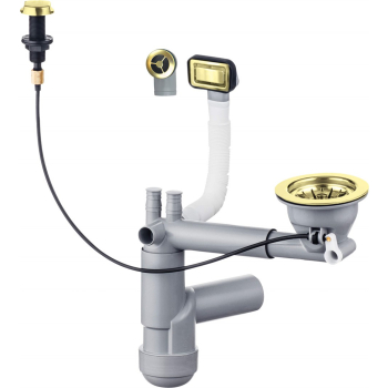 Syfon do zlewozmywaka granitowego 1-komorowego - Space-Saver ZXY Z911 5907650812883