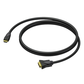 Procab HDMI - DVI-D 3 m czarny (CLV160/3)