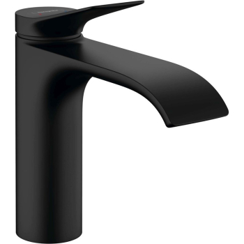 Hansgrohe Vivenis jednouchwytowa bateria umywalkowa 110 z podnoszoną zatyczką czarny mat