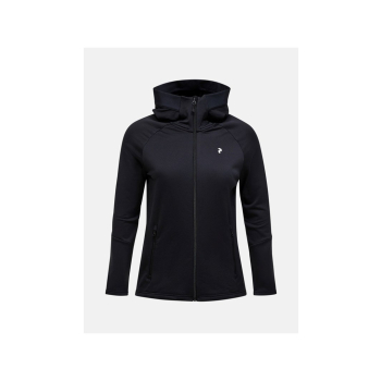 Bluza PEAK PERFORMANCE W Rider Essentials Zip Hood czarny - S
