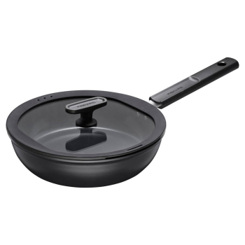 Patelnia szefa kuchni 24 cm (2,2 L) z powłoką nieprzywierającą i z pokrywką Hard Face