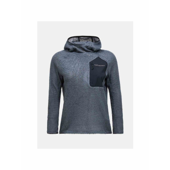 Bluza damska PEAK PERFORMANCE W Freelight Polartec Alpha Hood kolor szary - M