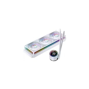 Jonsbo TH-360 AiO Wasserkühlung, ARGB, Segmentanzeige - 360mm, weiß