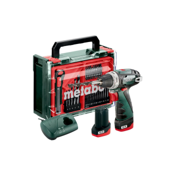 METABO.WKRĘTARKA  BS BASIC SET 12V + 41 ACC 34/17Nm 2x2,0Ah POWERMAXX