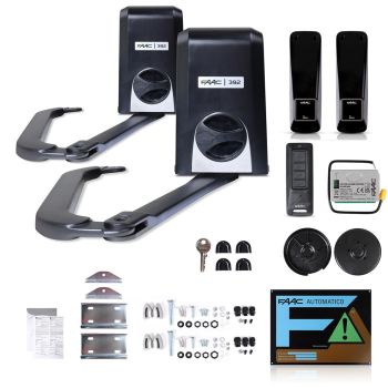 Zestaw Energy FDS - FAAC 392 24V do 5m bram dwuskrzydłowych