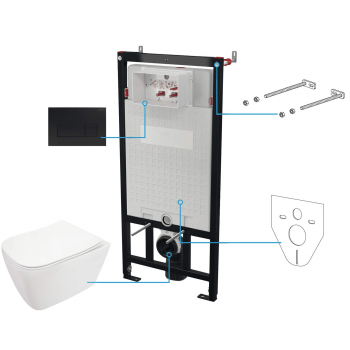 Deante Hiacynt New CDYN6ZPW zestaw WC podtynkowy