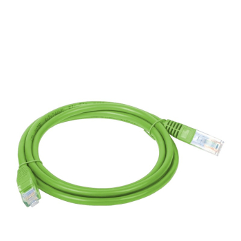 Patchcord UTP A-LAN KKU5ZIE1 (RJ45 - RJ45 ; 1m; UTP; kat. 5e; kolor zielony)