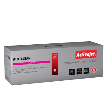 Activejet ATH-313AN Toner (zamiennik Canon, HP 126A CRG-729M, CE313A; Premium; 1000 stron; czerwony)