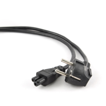 GEMBIRD KABEL ZASILAJĄCY DO NOTEBOOKA KONICZYNKA CEE 7/7 -> C5 (3 PIN) VDE 1.8M, CZARNY