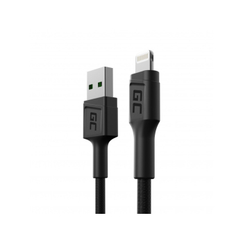 GREEN CELL KABEL KABGC24 GC POWERSTREAM USB-A - LIGHTNING 30CM, SZYBKIE ŁADOWANIE