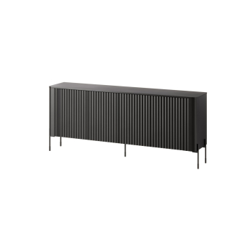 Komoda VERA 190x40x80 czarny mat