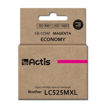 Actis KB-525M Tusz (zamiennik Brother LC525M; Standard; 15 ml; czerwony)
