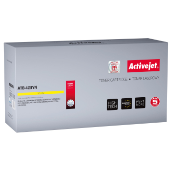 Activejet ATB-423YN Toner (zamiennik Brother TN-423Y; Supreme; 4000 stron; żółty)