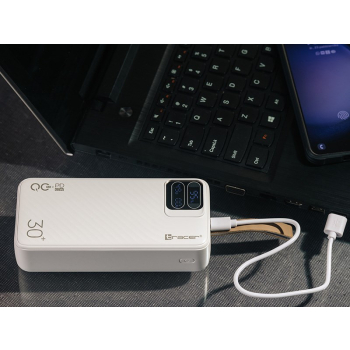 TRACER POWERBANK BLAZE 30000MAH 65W BIAŁY