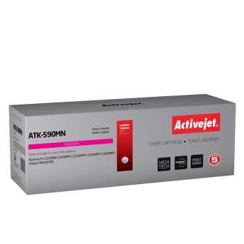 Activejet ATK-590MN Toner (zamiennik Kyocera TK-590M; Supreme; 5000 stron; czerwony)
