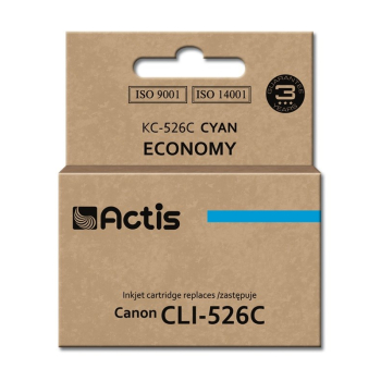 Actis KC-526C Tusz (zamiennik Canon CLI-526C; Standard; 10 ml; niebieski)