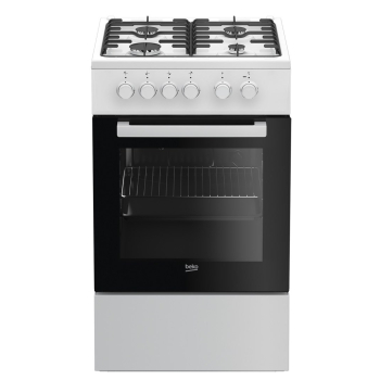 Kuchnia Beko FSS52020DW (Płyta gazowa; Piekarnik elektryczny; 500mm)
