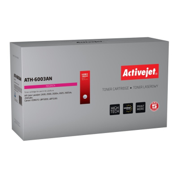 Activejet ATH-6003AN Toner (zamiennik HP 124A Q6003A, Canon CRG-707M; Premium; 2000 stron; czerwony)