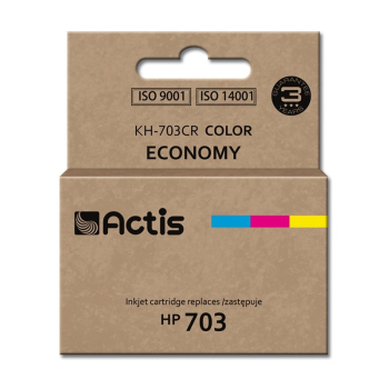 ACTIS KH-703CR Tusz (zamiennik HP 703 CD888AE; Standard; 12 ml; kolor)