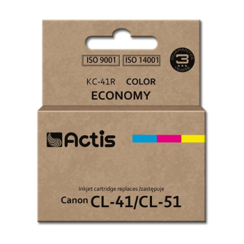 Actis KC-41R Tusz (zamiennik Canon CL-41/CL-51; Standard; 18 ml; kolor)